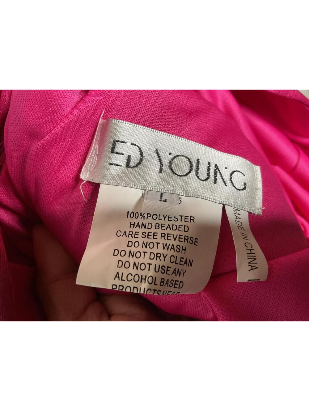 < NWT ED Young Pink Corset Top Formal Mini Dress > - Picture 4 of 5